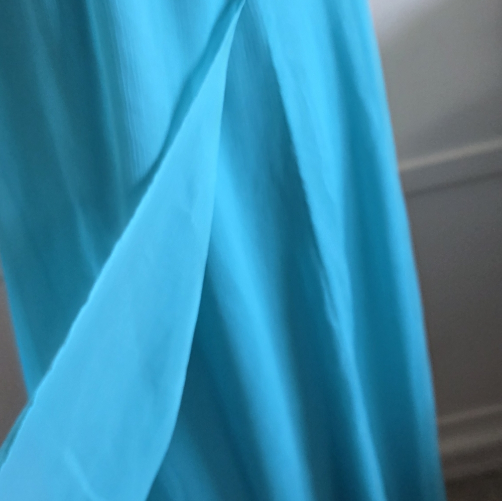 Elegant Turquoise Embellished Dress Size 16W - Picture 7 of 9